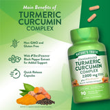 Nature's Truth Turmeric Curcumin Supplement capsule close-up