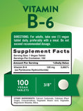 Nature's Truth Vitamin B-6 bottle with label