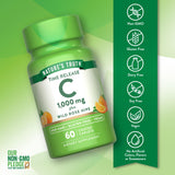 Nature's Truth Vitamin C 1000mg caplets side view