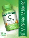 Nature's Truth Vitamin C 1000mg Vegan Caplets back view