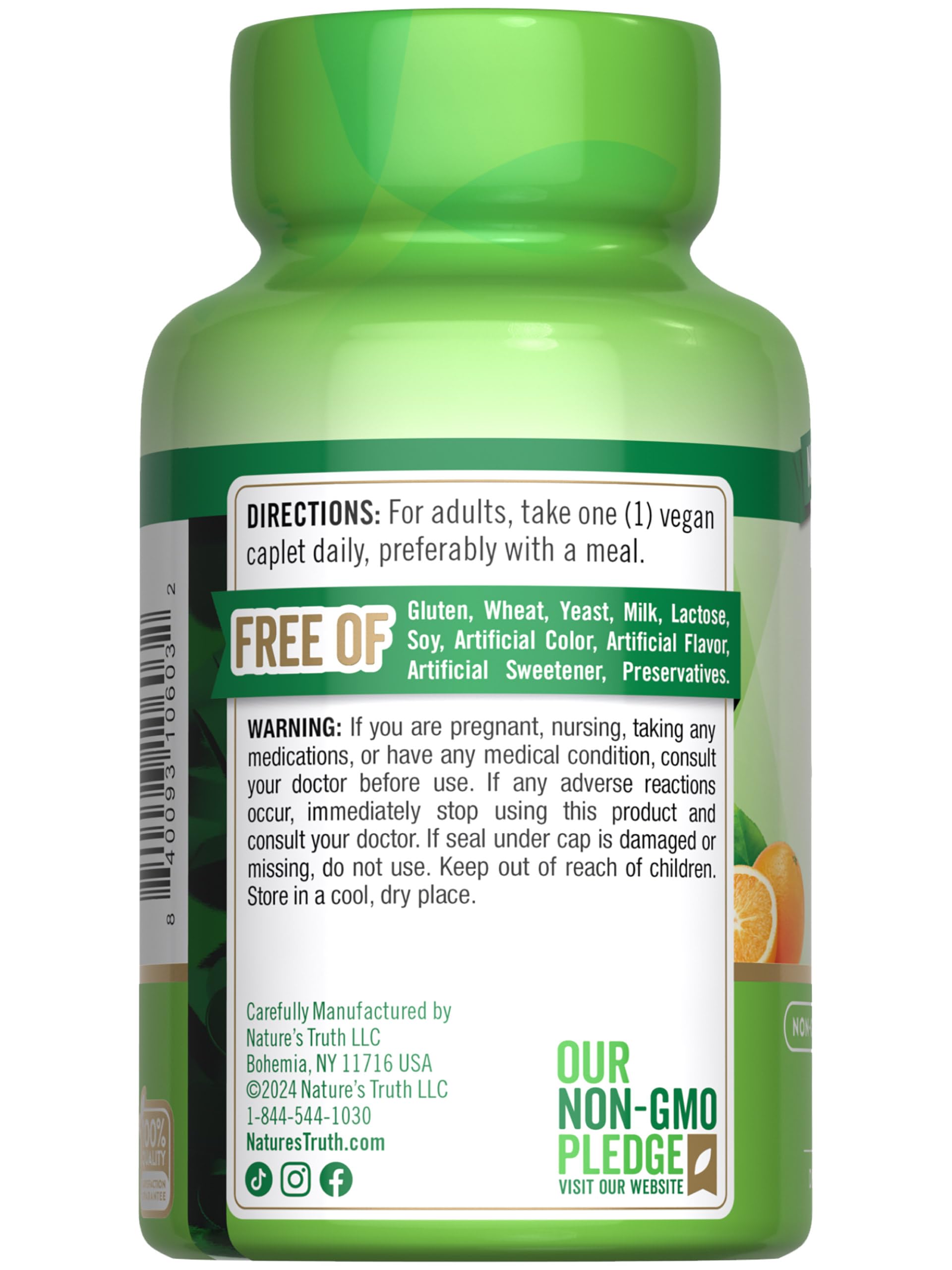 Nature's Truth Vitamin C 1000mg Vegan Caplets lifestyle scene