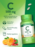 Nature's Truth Vitamin C 500mg Coated Caplets with wild rose hips