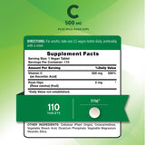 Nature's Truth Vitamin C 500mg tablets packaging