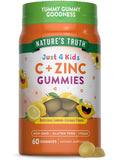Nature's Truth Vitamin C & Zinc Vegan Gummies front view