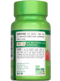 Nature's Truth Vitamin D3 chewable tablets on a wooden table