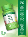 Nature's Truth Vitamin D3 chewable tablets side view