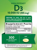 Nature's Truth Vitamin D3 softgels close-up
