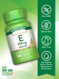 Nature's Truth Vitamin E 400 IU Softgel side view