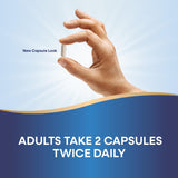 Nature's Way Acid-A-Cal capsules in a hand