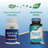 Nature's Way Acid-A-Cal supplement capsules side view