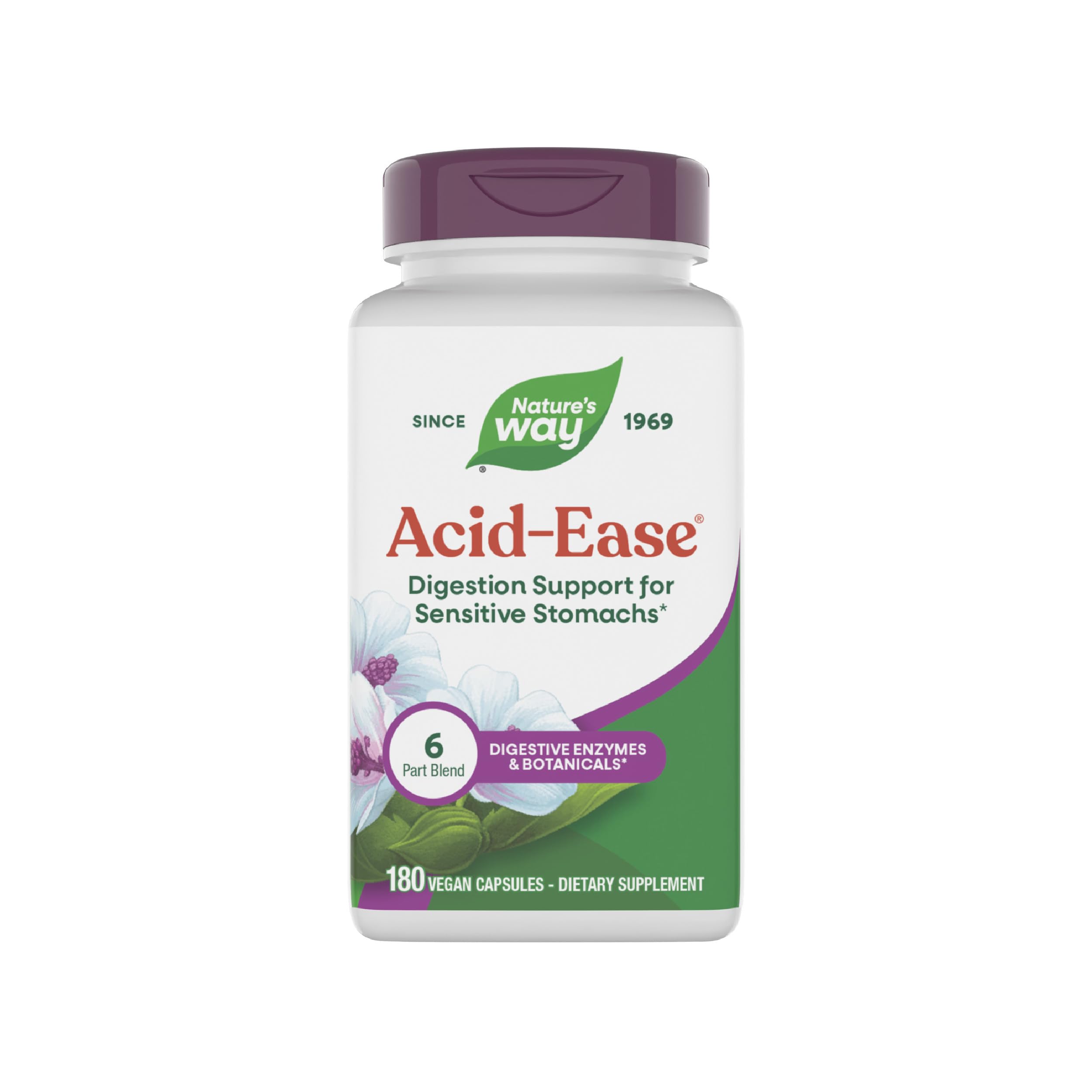 Nature's Way Acid Ease Multi-Enzymes 136g front view