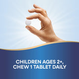 Nature's Way Acidophilus Kids Cherry Chewable Probiotic Tablets on a table