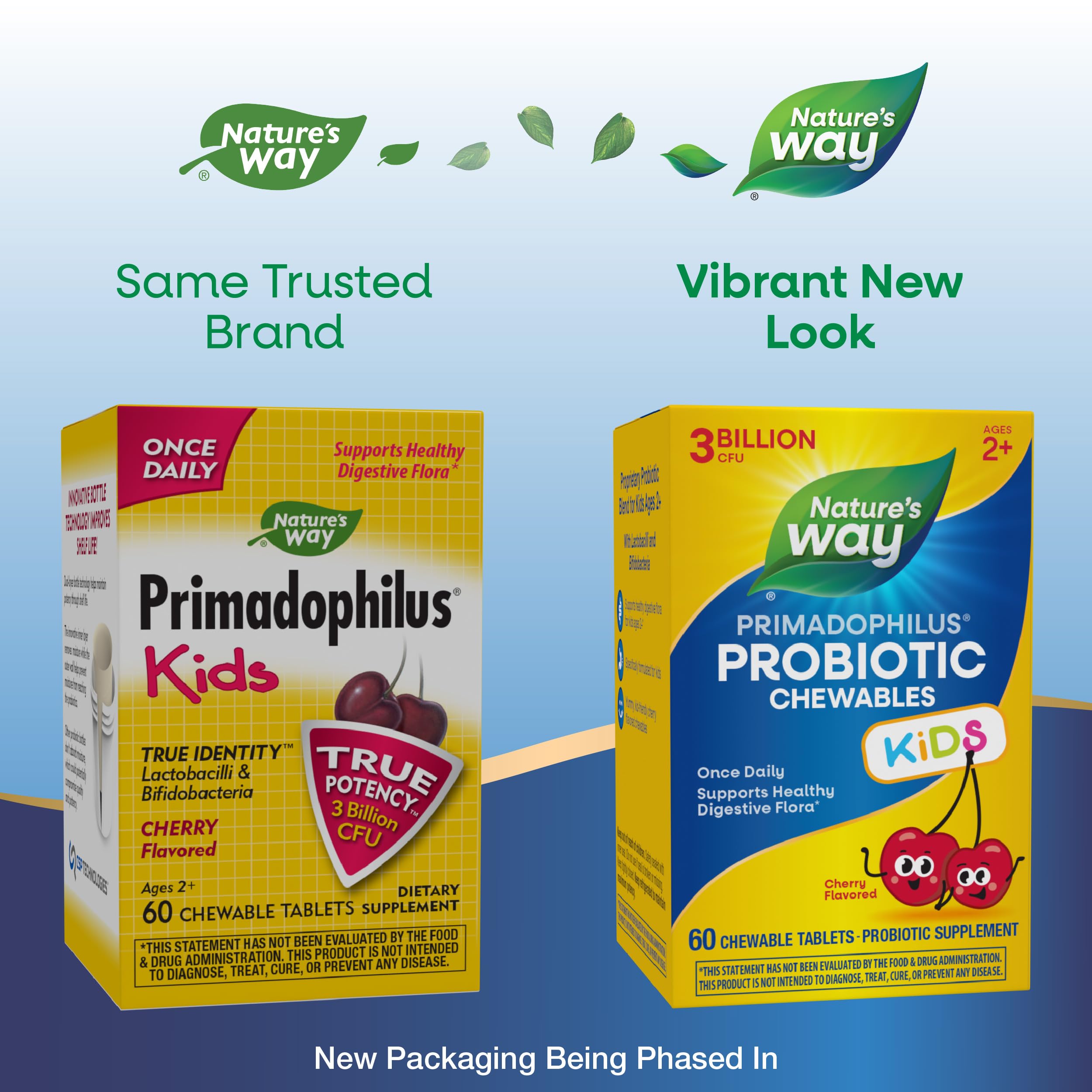 Nature's Way Acidophilus Kids Cherry Chewable Probiotic Tablets side view
