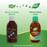Nature's Way Algal Oil Omega-3 1000mg bottle side view