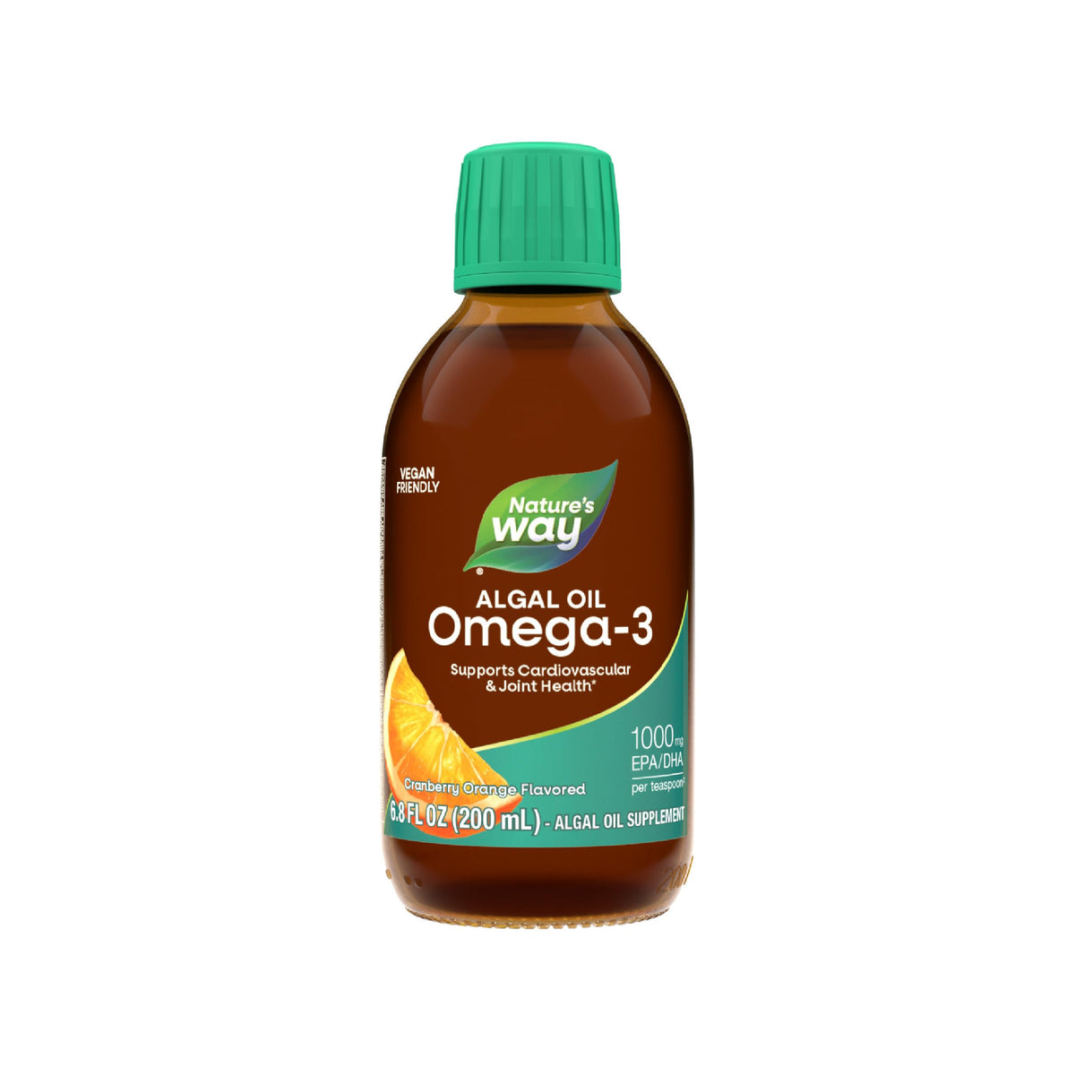 Nature's Way Algal Oil Omega-3 1000mg front view