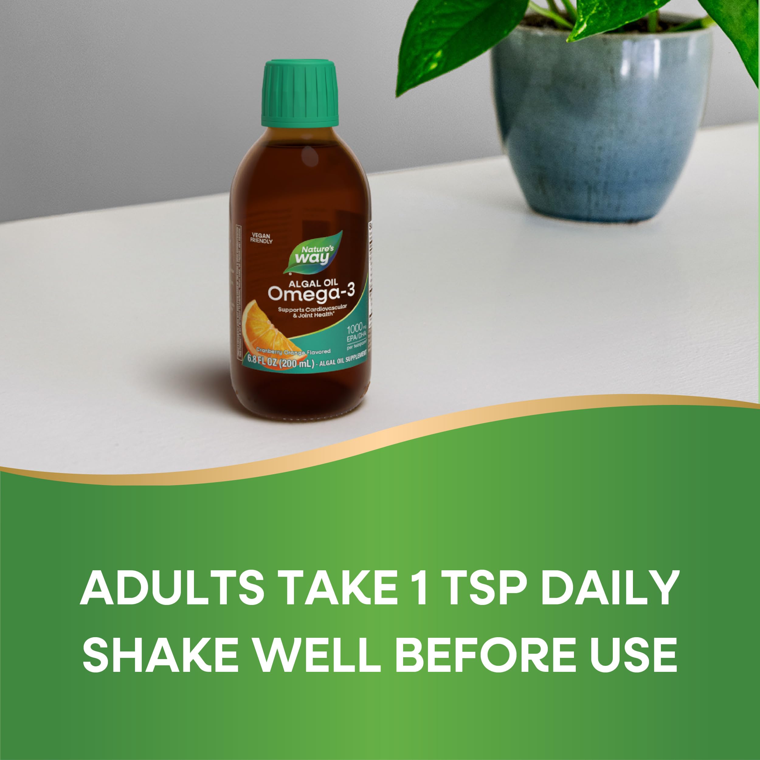 Nature's Way Algal Oil Omega-3 1000mg packaging