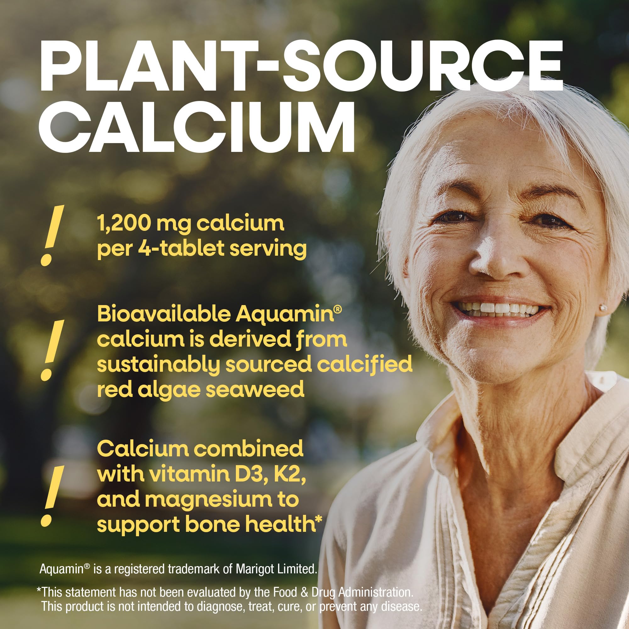 Nature's Way Alive! Calcium Bone Support 132g ingredients list