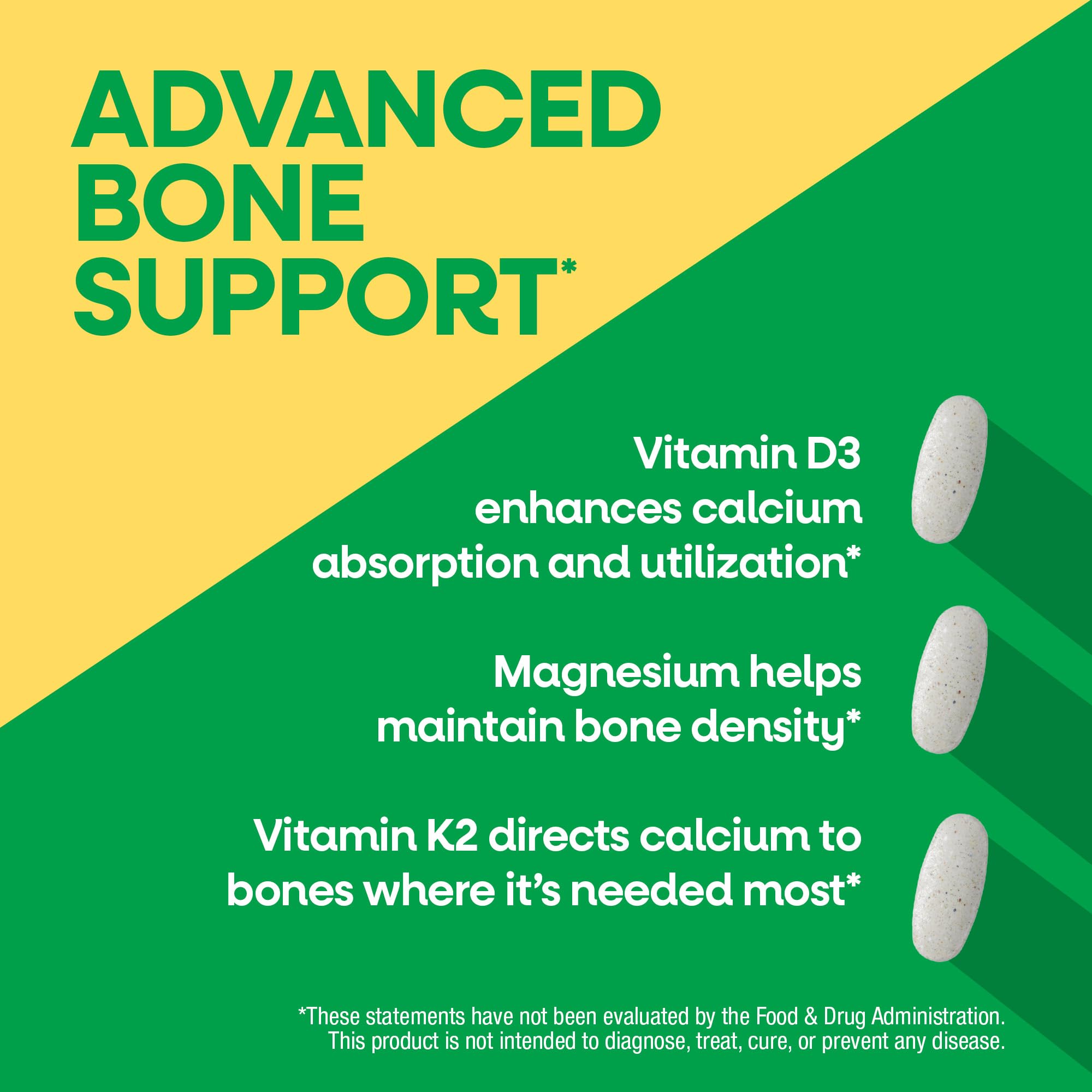 Nature's Way Alive! Calcium Bone Support 132g tablets close-up