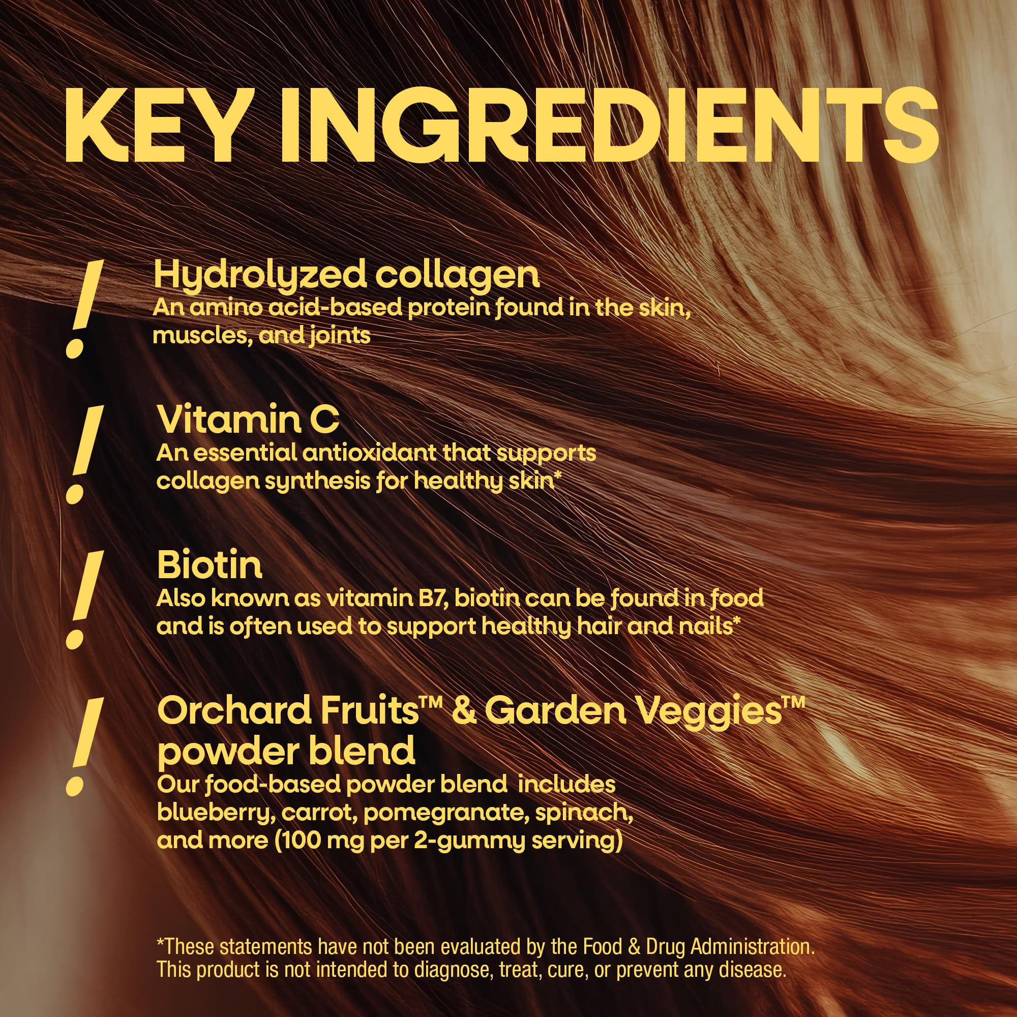 Nature's Way Alive! Hair, Skin & Nails Gummies close-up
