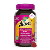 Nature's Way Alive! Hair, Skin & Nails Gummies front view