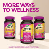 Nature's Way Alive! Hair, Skin & Nails Gummies in a hand