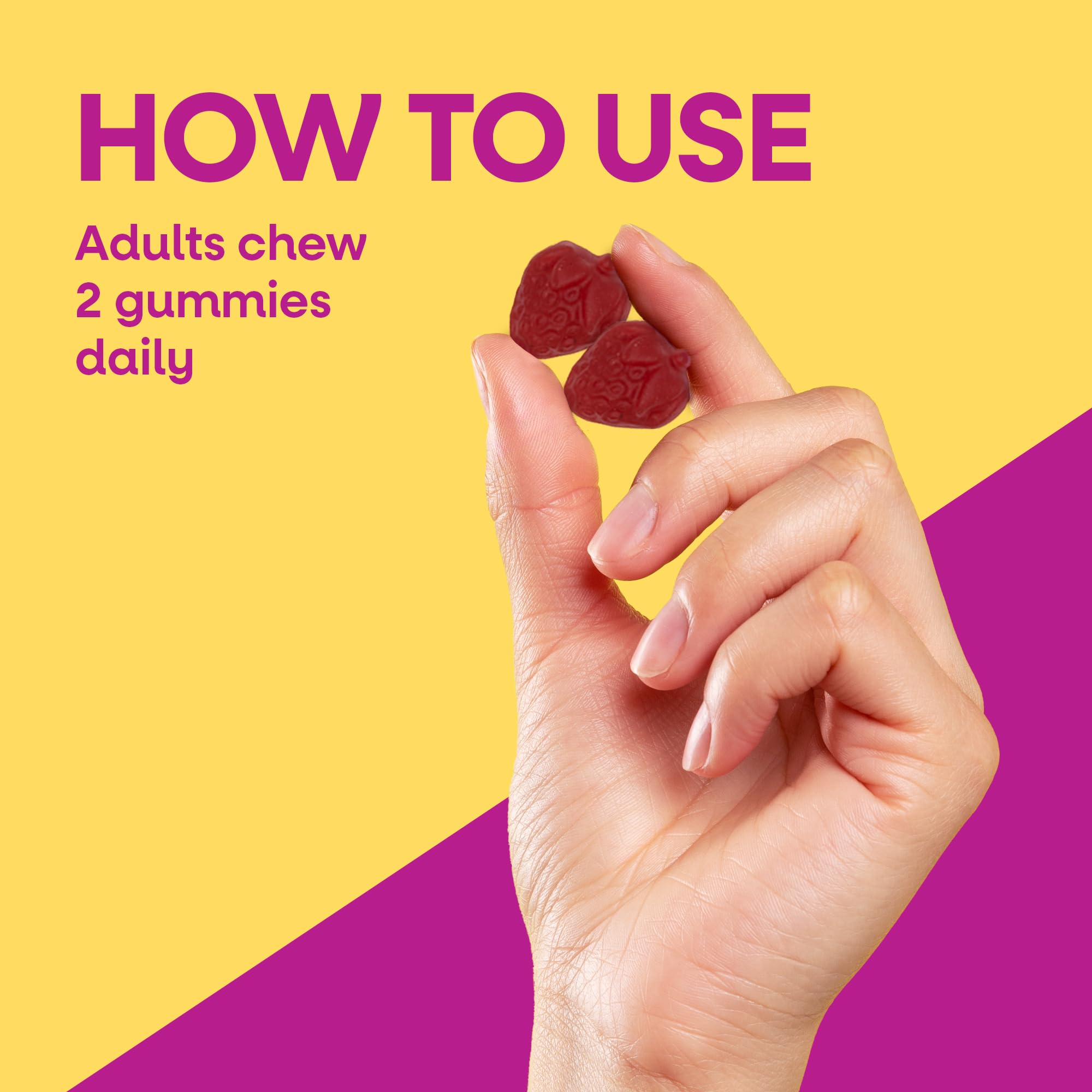 Nature's Way Alive! Hair, Skin & Nails Gummies on a table