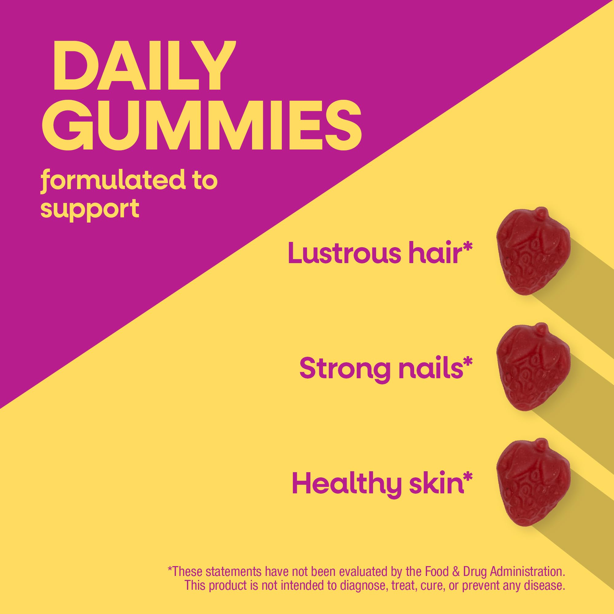 Nature's Way Alive! Hair, Skin & Nails Gummies with fruits