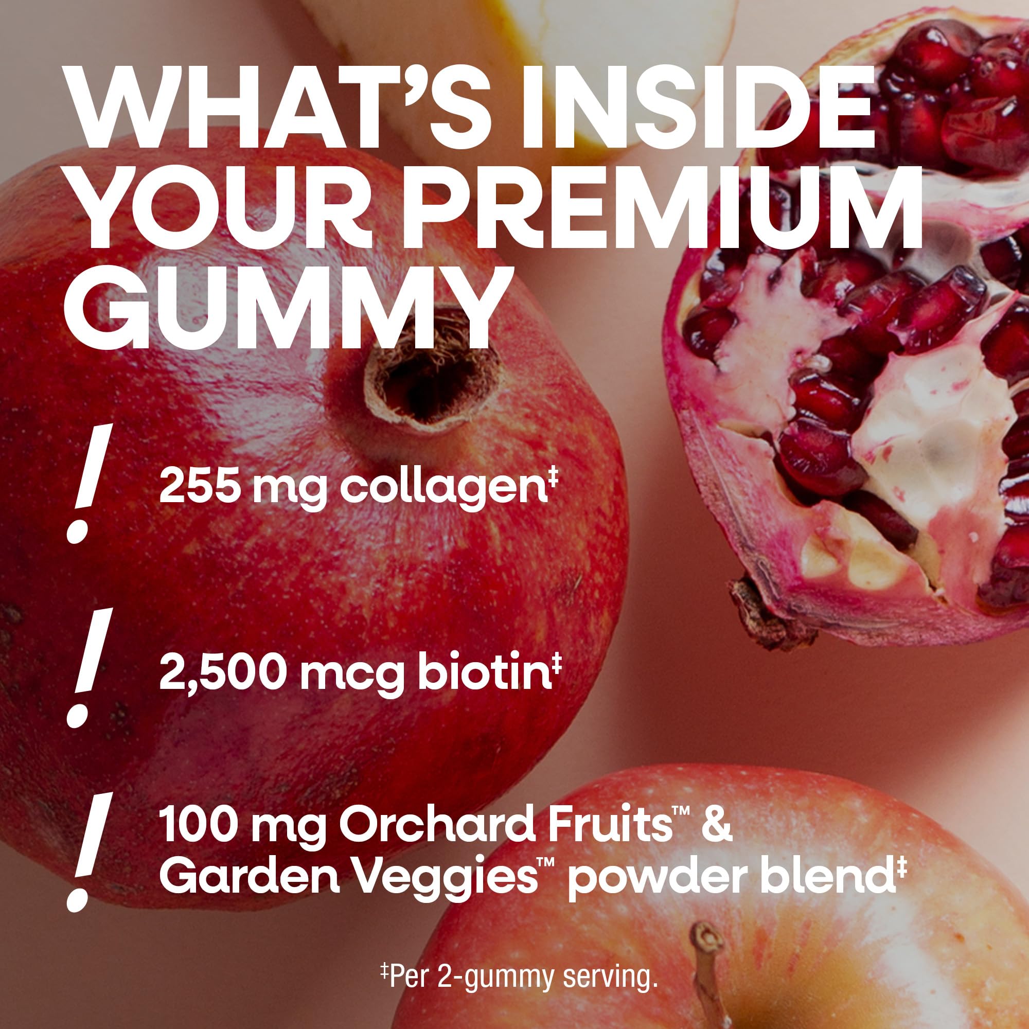 Nature's Way Alive! Hair, Skin & Nails Gummies with multivitamins