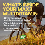 Nature's Way Alive! Max3 Daily Multivitamin close-up of tablets