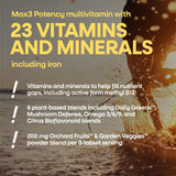 Nature's Way Alive! Max3 Daily Multivitamin tablets on a wooden surface