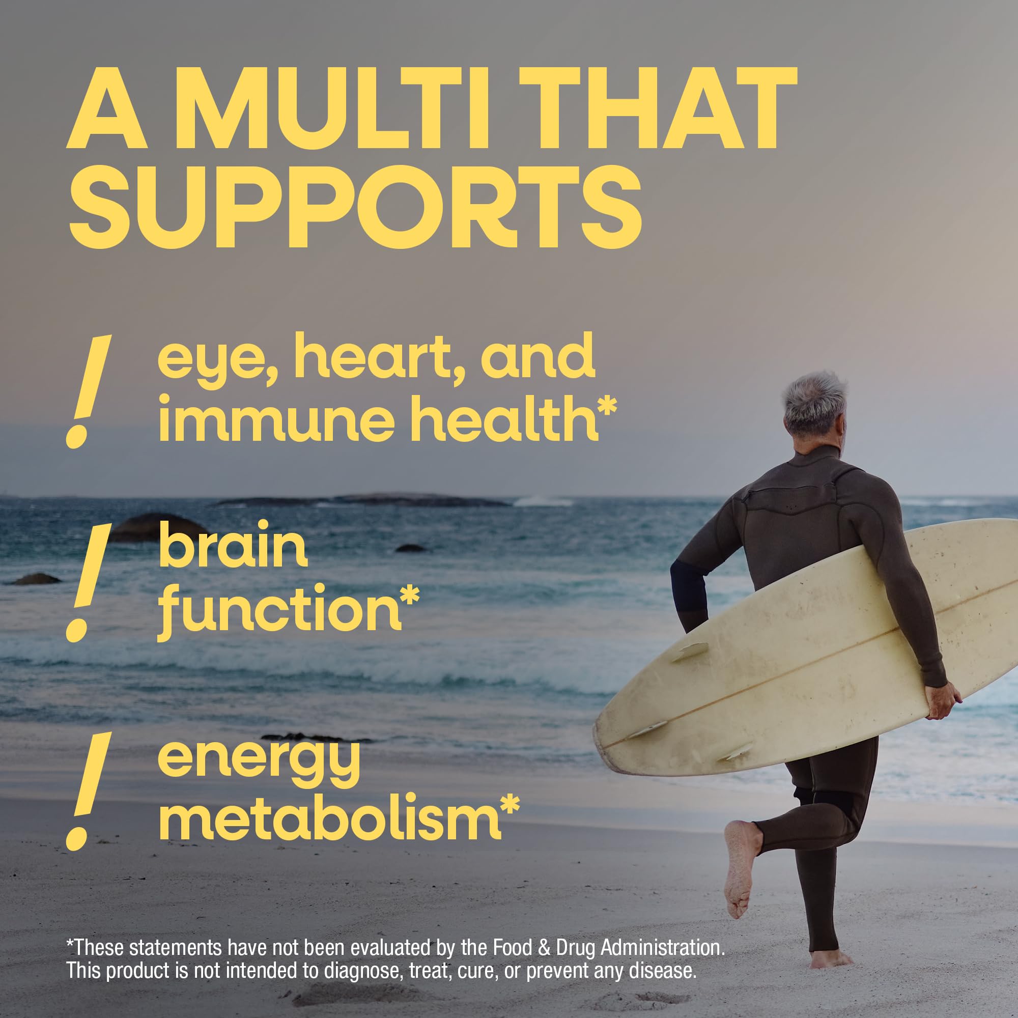 Nature's Way Alive! Men's 50+ Daily Gummy Multivitamin packaging