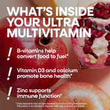 Nature's Way Alive! Men’s 50+ Ultra Multivitamin opened bottle showing tablets
