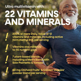 Nature's Way Alive! Men's 50+ Ultra Multivitamin with tablet in hand