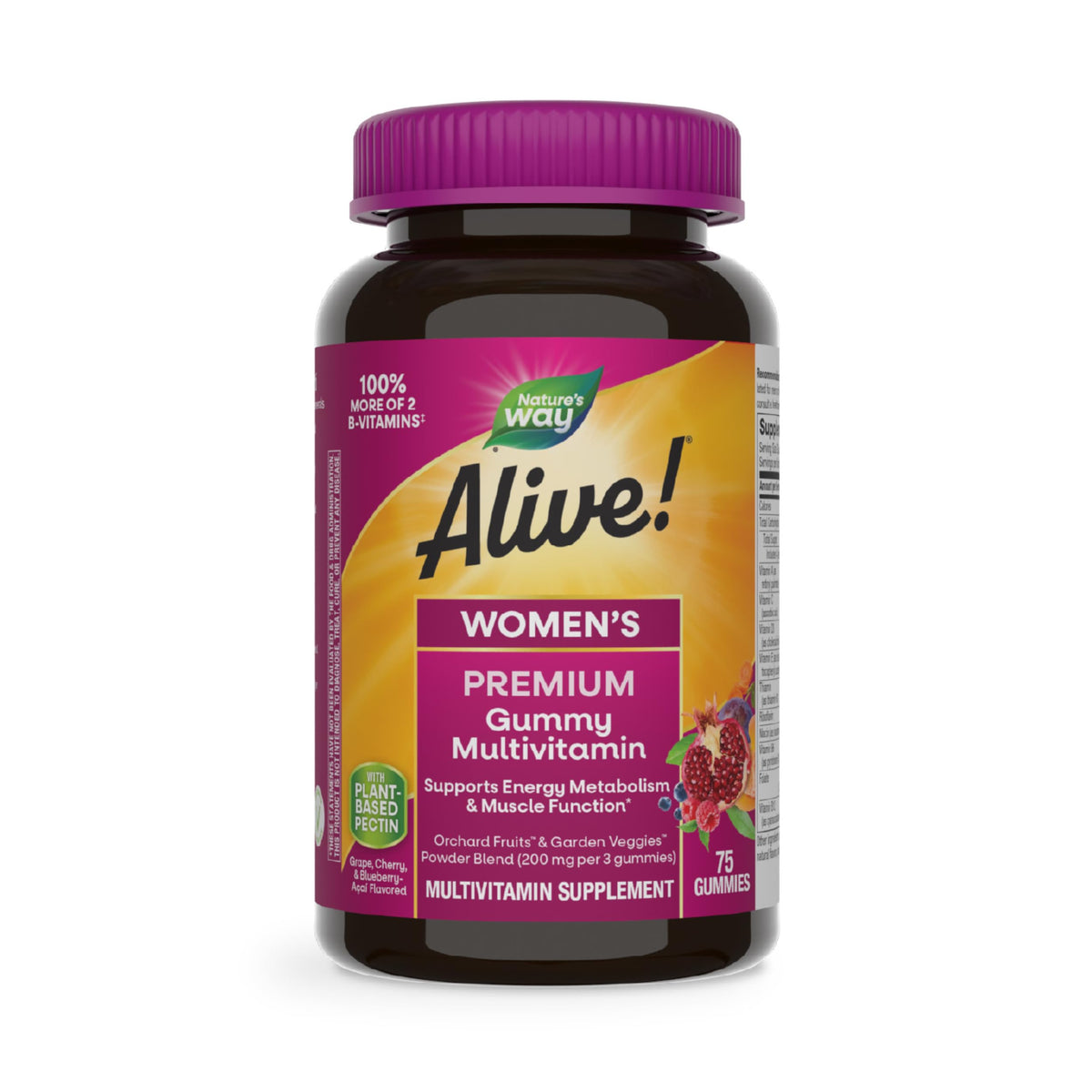 Nature's Way Alive! Premium Women's Gummy Multivitamins front view