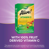 Nature's Way Alive! Vitamin C 500mg capsules open bottle