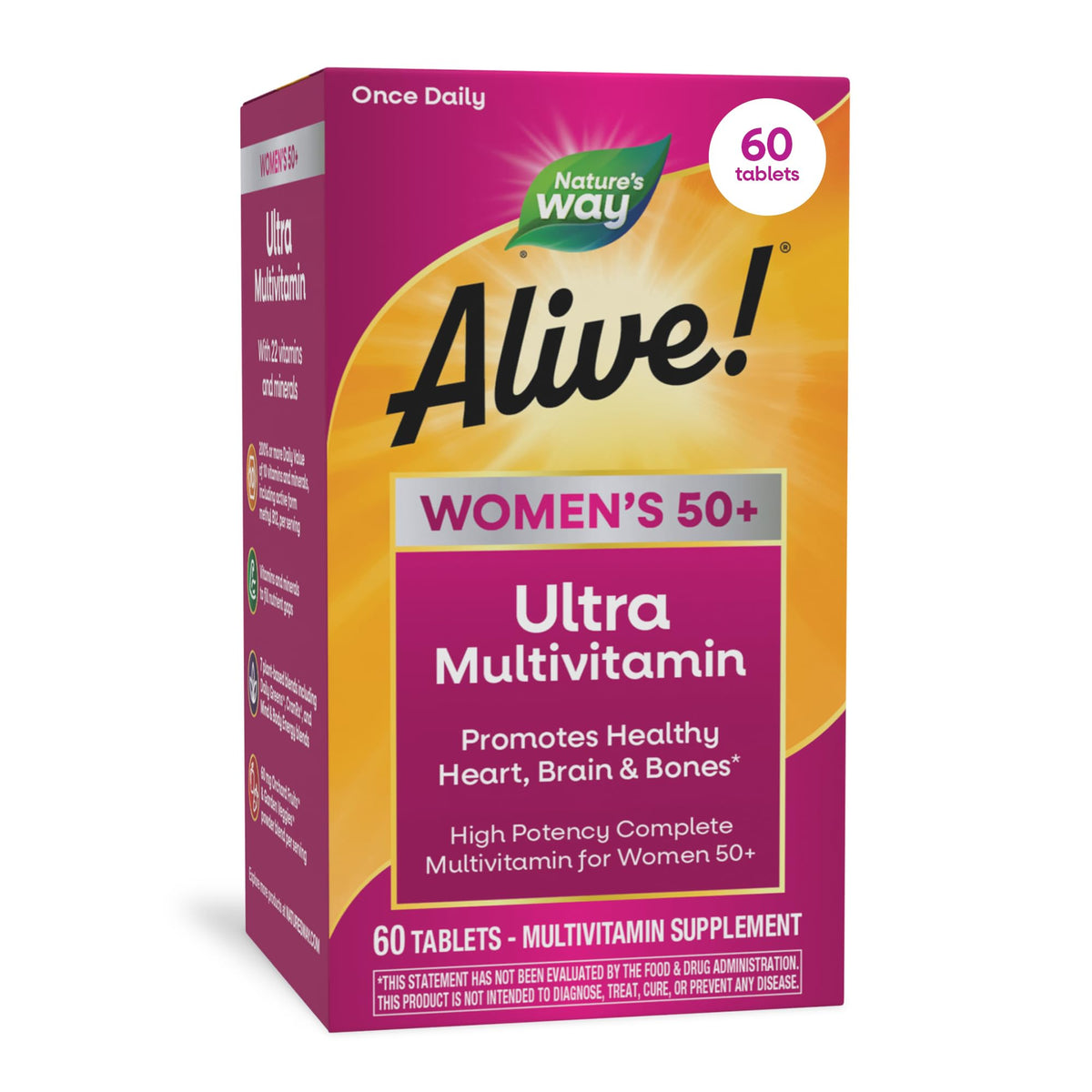 Nature's Way Alive! Women's 50+ Multivitamin front view packaging