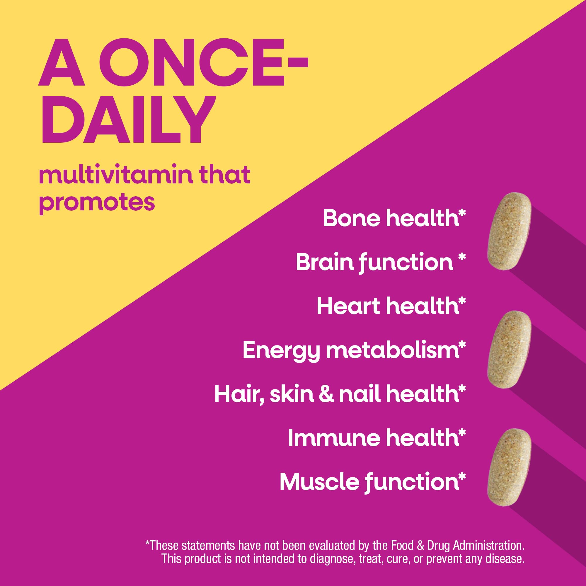 Nature's Way Alive! Women's 50+ Multivitamin nutritional information