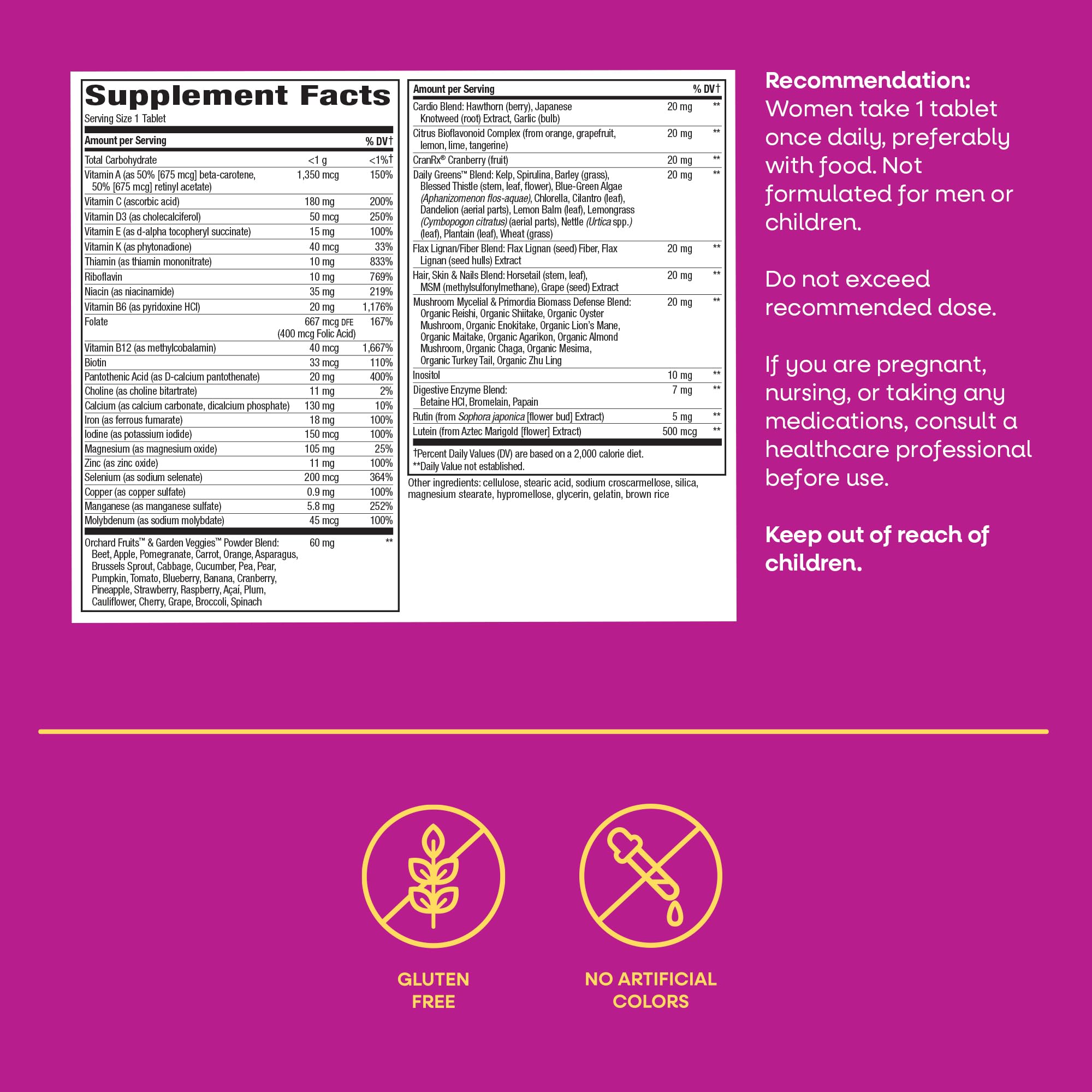 Nature's Way Alive! Women’s Daily Ultra Multivitamin lifestyle scene