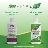 Nature's Way Aloe Vera Leaf Juice bottle side view