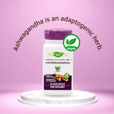Nature's Way Ashwagandha 60 Vcaps side view