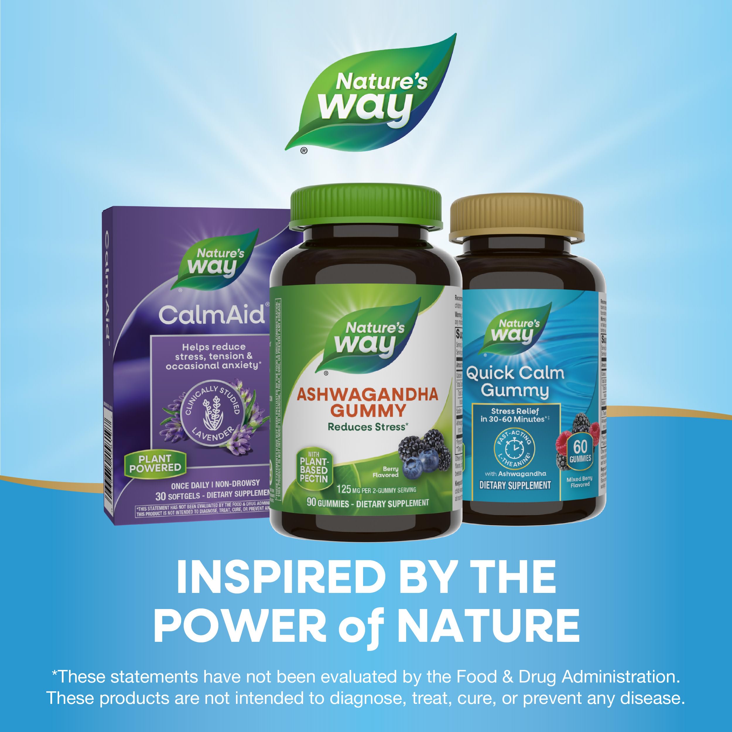 Nature's Way Ashwagandha Gummies in a lifestyle setting