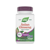 Nature's Way Asian Ginseng 54g front view with capsule bottle