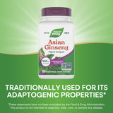 Nature's Way Asian Ginseng 54g with measuring spoon for dosage