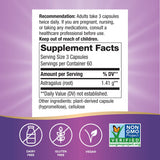 Nature's Way Astragalus Root 1410mg supplement side view