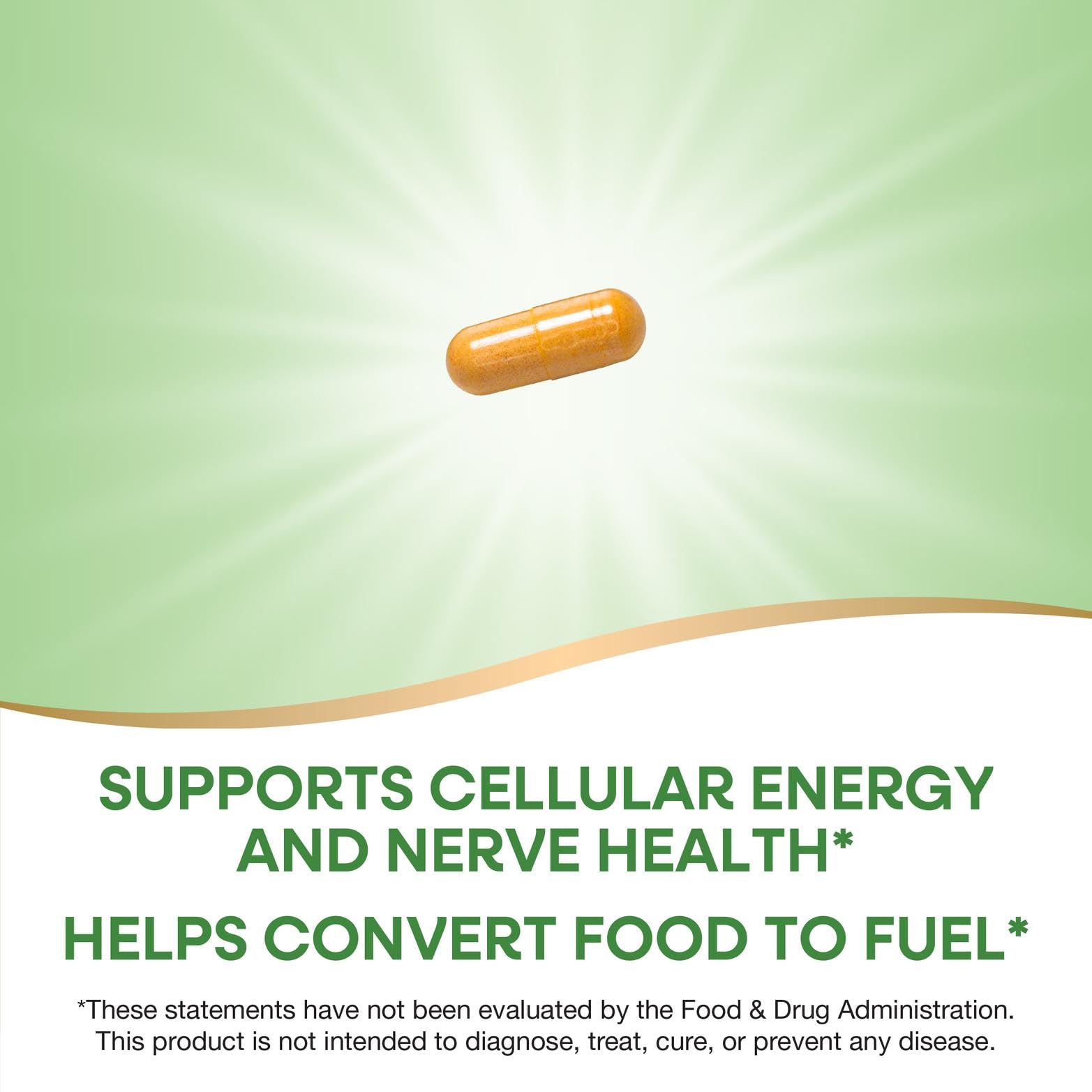 Nature's Way B-Complex Capsules back view with ingredient list