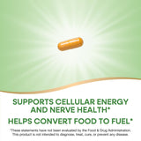 Nature's Way B-Complex Capsules back view with ingredient list