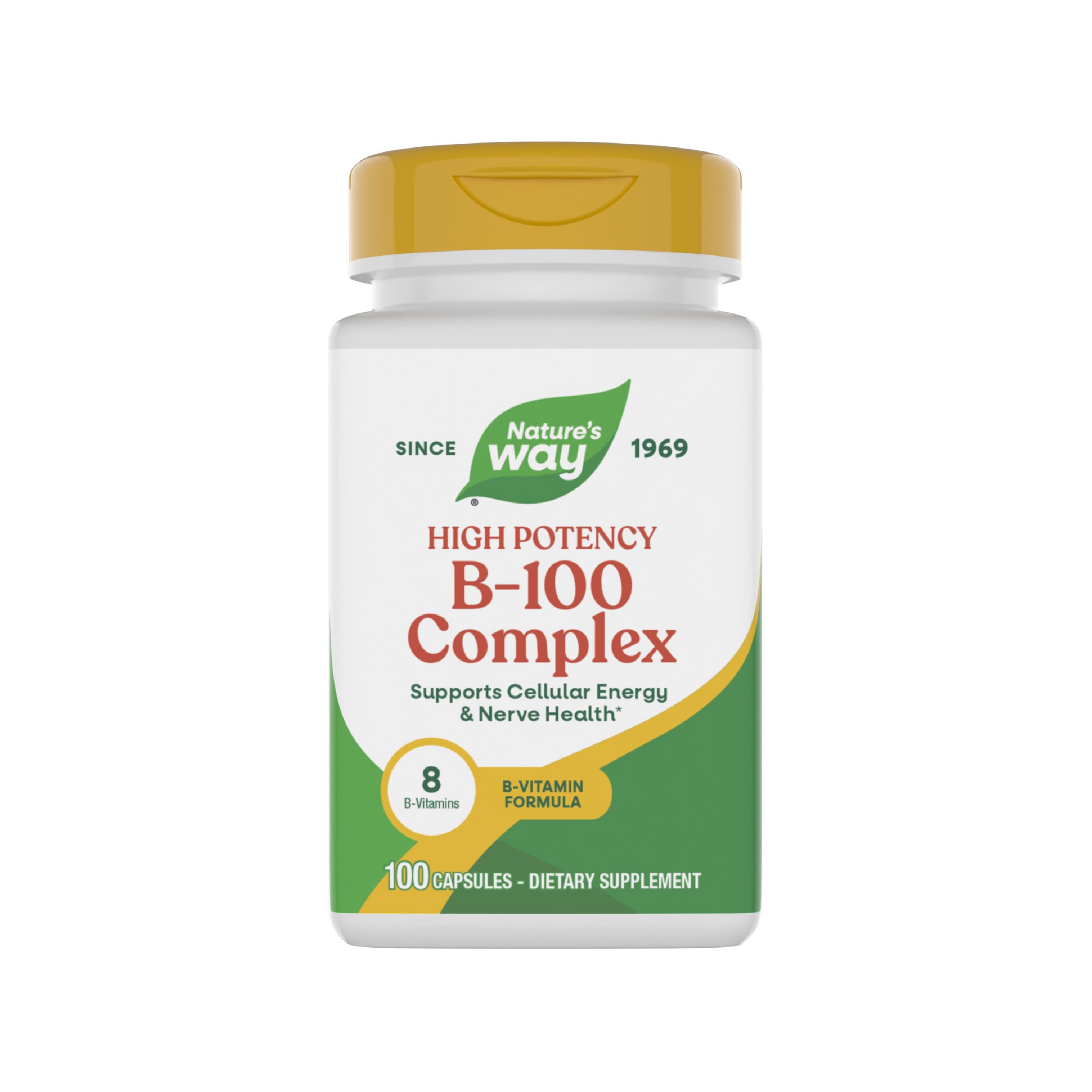 Nature's Way B-Complex Capsules front view with label