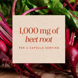 Nature's Way Beet Root Capsules 1000mg bottle with label