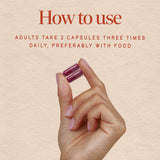 Nature's Way Beet Root Capsules 1000mg with capsules on table