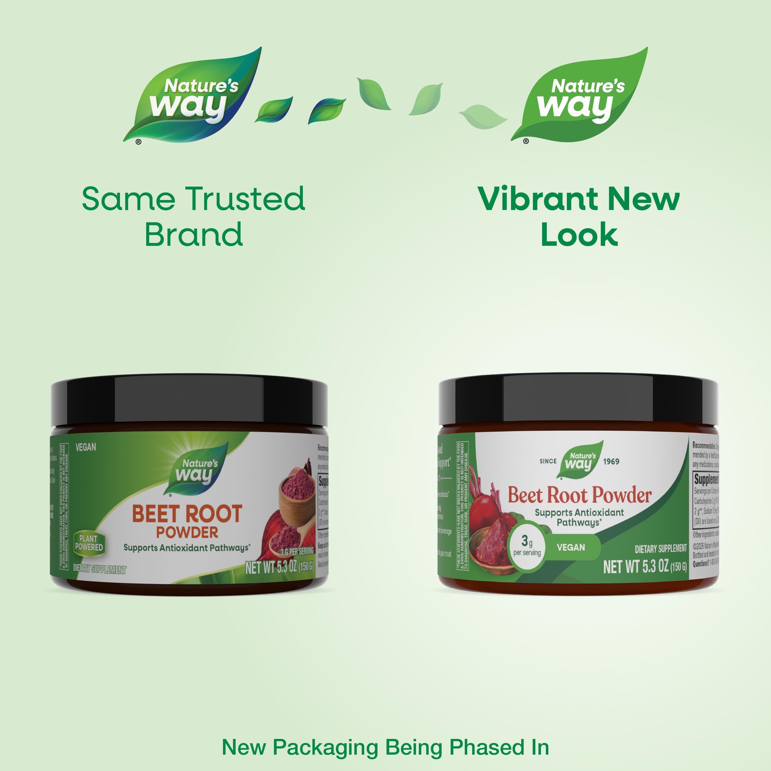 Nature's Way Beet Root Powder 209g packaging back view